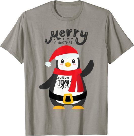 Cute Merry Christmas TShirt Baby Penguin Tee T-Shirt