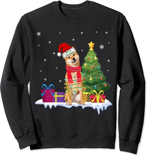 Shiba Inu Dog Christmas Sweatshirt