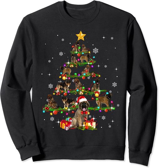 Shar Pei Christmas Tree X-mas Dog Lover Womens Gift Sweatshirt