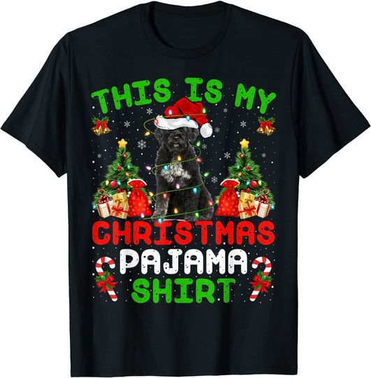 Discover This Is My Christmas Pajama Portuguese Water Dog Christmas T-Shirt