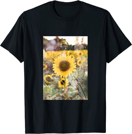 Floral Sunflower Streetwear Aesthetic Vintage Trendy Graphic T-Shirt