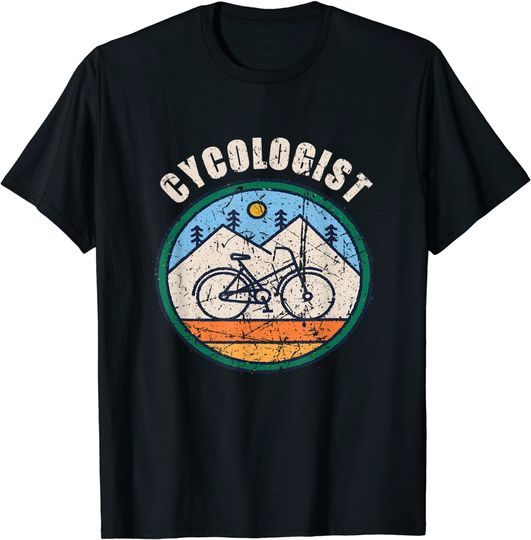 Cycologist Funny Bicycle Cycling Vintage Gift For Men Women T-Shirt