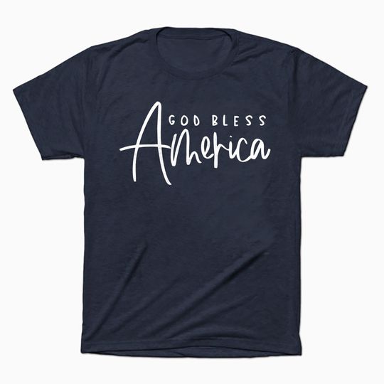 Discover Liberal T-shirt God Bless America Patriotic Shirt