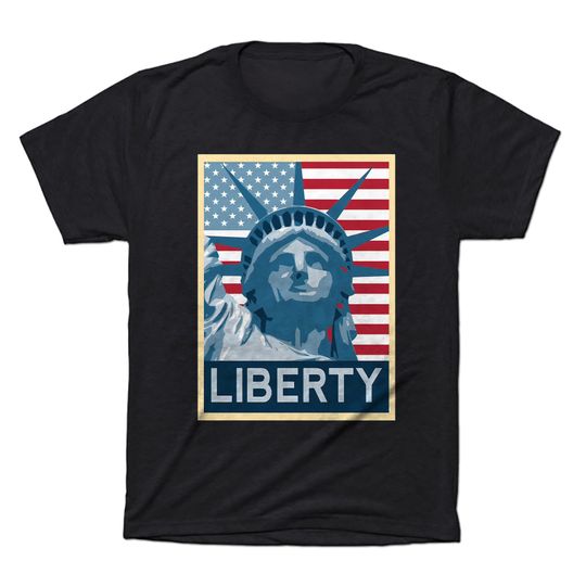 Discover Liberty T-shirt, US Fourth Of July Day