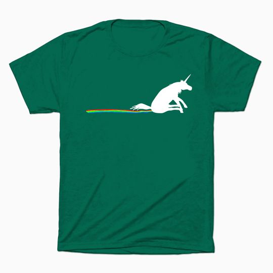 Unicorn Rainbow Streak T-Shirt, Funny Butt Itchy Wiping Stripe Horse T shirt