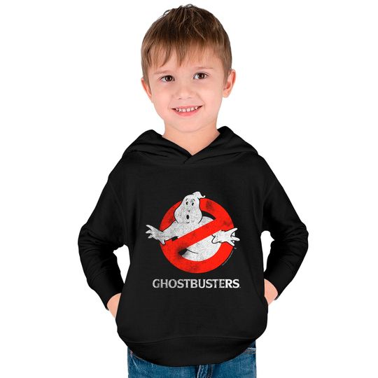 Ghostbusters Vintage Ghost Logo Kids Pullover Hoodie