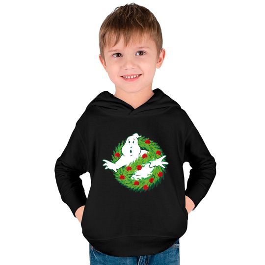 Ghostbusters Classic Logo Christmas Kids Pullover Hoodie
