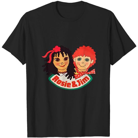 Discover Rosie and Jim Rag Dolls Books British Children's Program Shirt.
