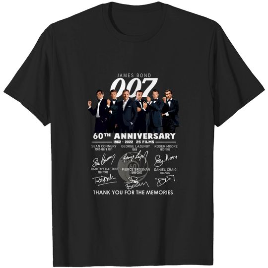 James Bond Anniversary T-Shirts