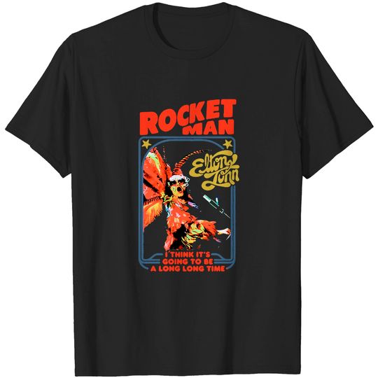 Elton John Rocketman Feather Suit T-Shirts
