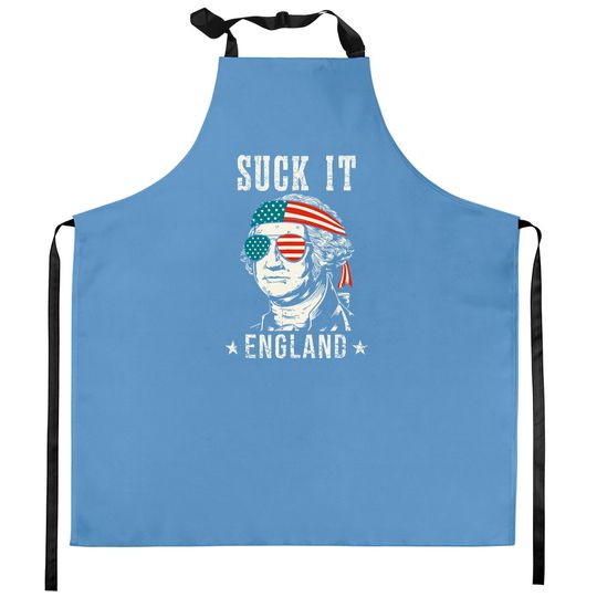 Suck It England George Washington Kitchen Apron