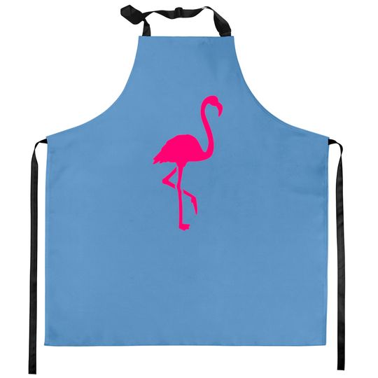 Pink Flamingo Kitchen Apron