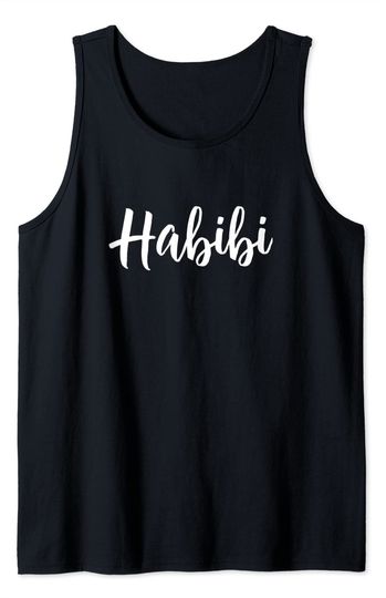 Yalla Habibi Meaning Tank Top Mens Habibi Muslim Wedding Gift