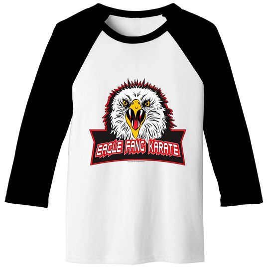Cobra Kai Eagle Fang Karate Logo Baseball Tees