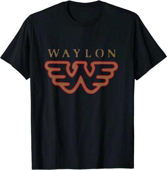 Waylon Jennings  Merchandise Flying W T-Shirt