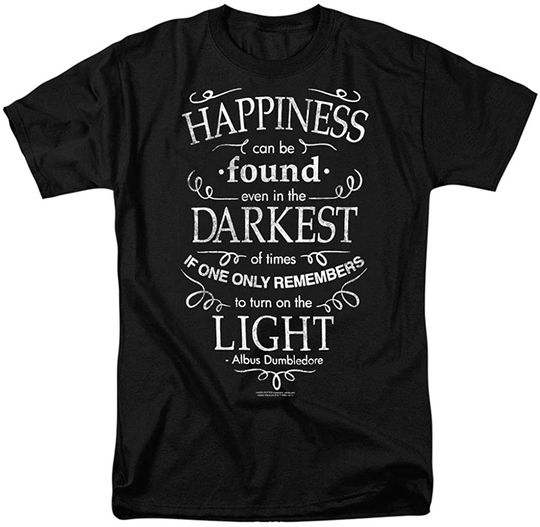 Harry Potter Dumbledore Happiness Quote T Shirt