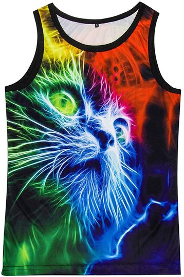 3D Printed Realistic Graphic Tank Top