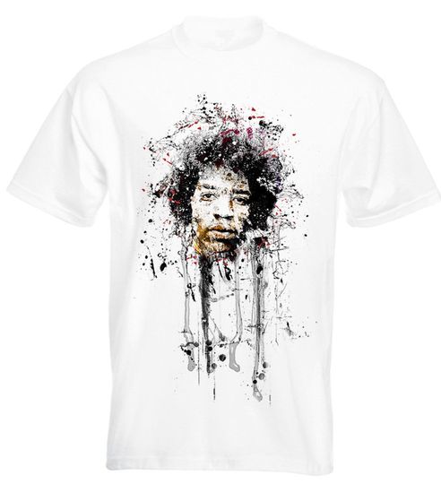 Jimi Hendrix Abstract T Shirt
