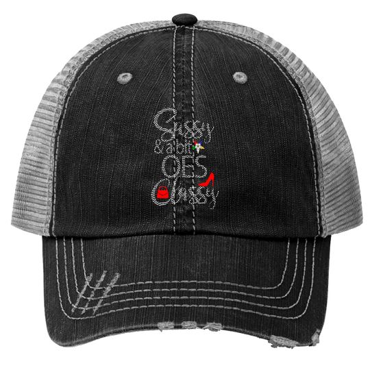 Order Of The Eastern Star OES Style Sassy & Classy Diva Trucker Hats