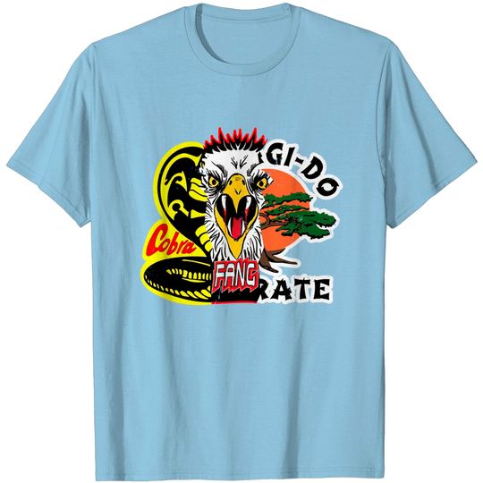 Cobra Kai Eagle Fang Miyagi Do Karate Mash Up T-Shirts