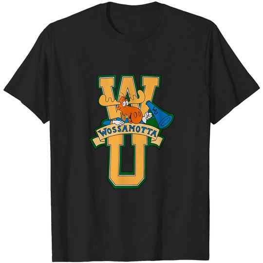 Rocky and Bullwinkle Wossamotta U Logo Shirt