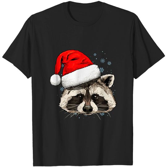 Discover Raccoon Spirit Animal Christmas Raccoon Ringtails Lovers T-Shirt