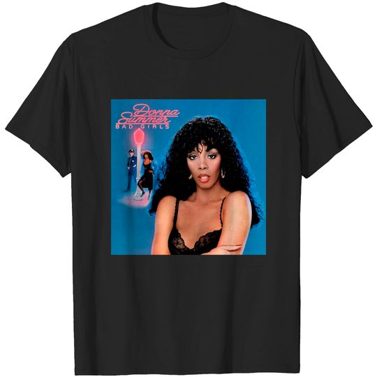 VirgieBSmith Donna Summer Bad Girls Round Neck T-Shirt Sports Men's Short Sleeve T-Shirt