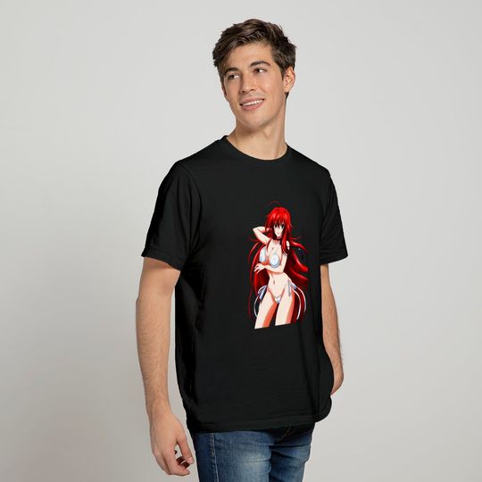 Short Sleeve T-Shirt for Men Sexy Rias Gremory