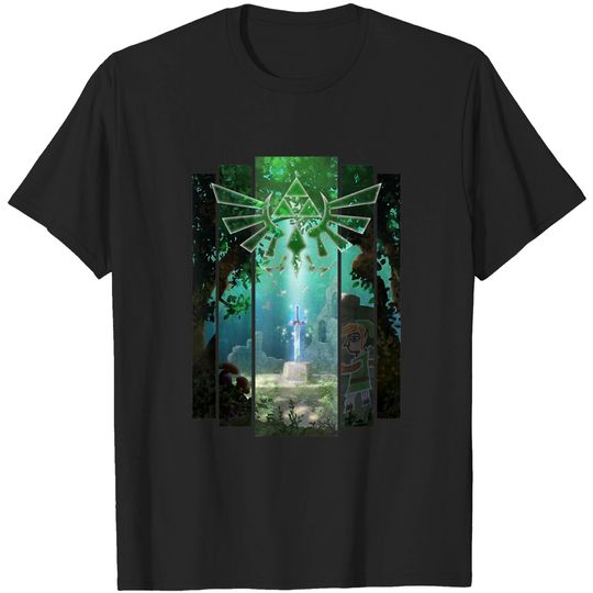 Nintendo Zelda The Master Sword Lost Woods Artwork T-Shirt