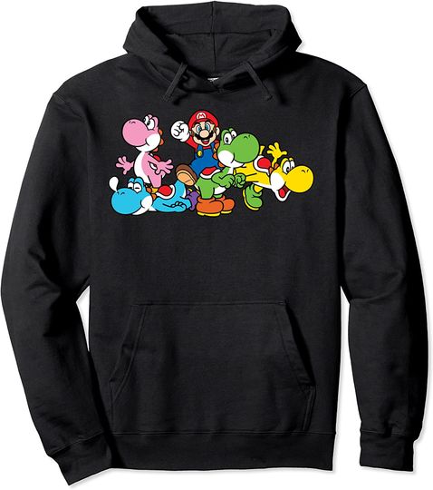 Mario Hoodie Super Mario Yoshi Ride Group Mashup
