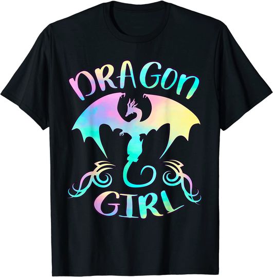 Wings Of Fire T-Shirt Dragon Girl Just a girl Who Loves Dragons Lover Themed