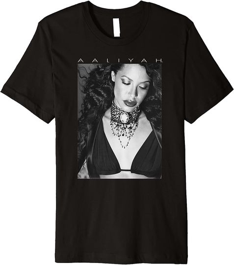 Aaliyah Photo with Logo Premium T-Shirt