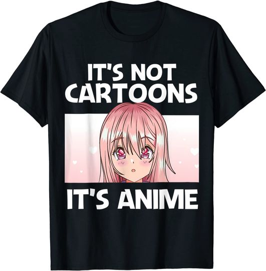 Japanese Cartoon Art T-Shirt Anime Art For Women Teen Girls Men Anime Merch Anime Lovers