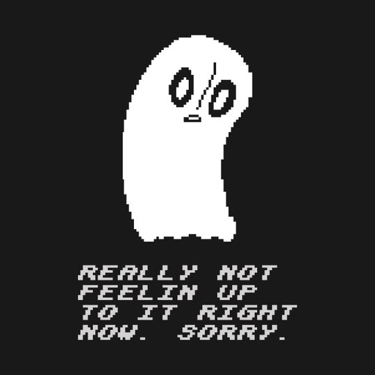 Undertale - Napstablook - Undertale - T-Shirt