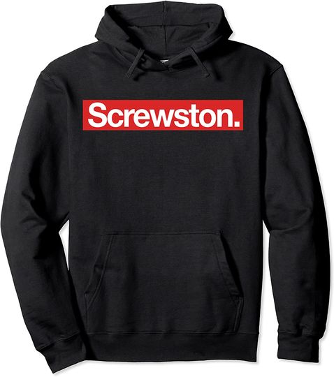Houston Screwston Box Logo Apparel Hoodie - Premium, Modern