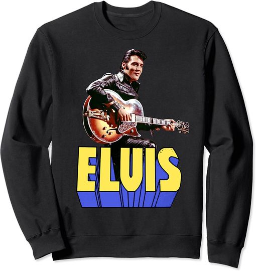 Elvis Presley  Guitar Portrait Sweatshirt