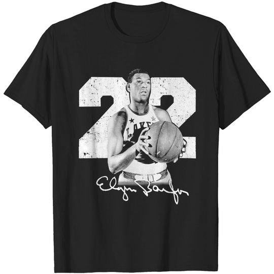 Elgin Baylor Shirt, Rip Elgin Baylor 22 Shirt