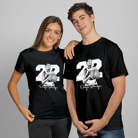 Elgin Baylor Shirt, Rip Elgin Baylor 22 Shirt