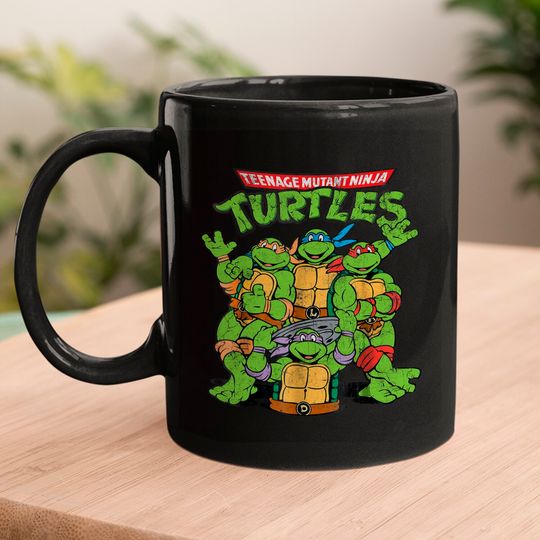 Teenage Mutant Ninja Turtles Classic Retro Logo Coffee Mug