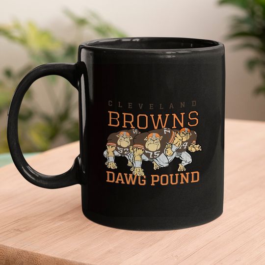 Dawg Pound Retro Cleveland Browns Coffee Mug