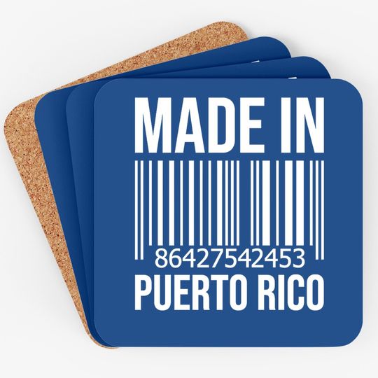Made in Puerto Rico Classic Coasters