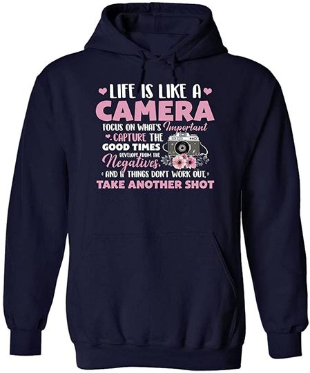 Life Is Like A Camera Tank Top Photographer Photography Cute