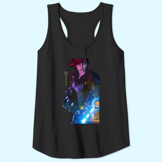Arcane Vi League Of Legend Tank Tops
