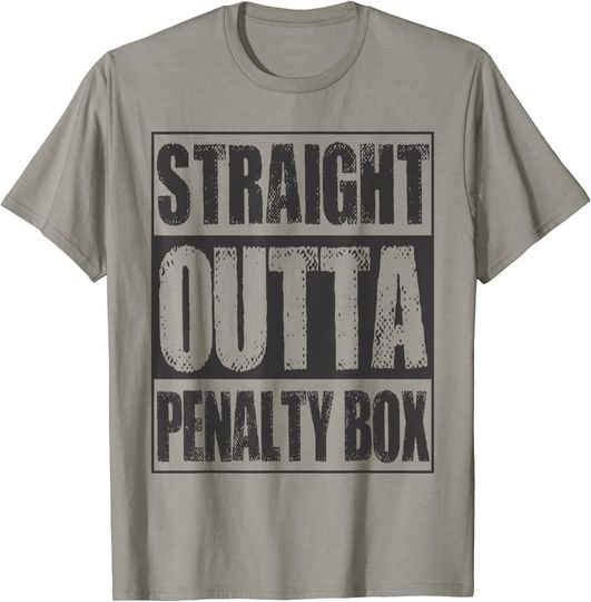Vintage Straight Outta Penalty Box Gift T-Shirt