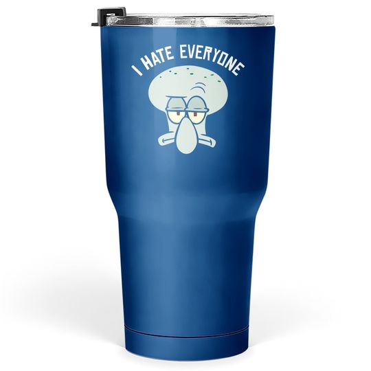 Spongebob Squarepants Squidward I Hate Everyone Tumbler 30 Oz