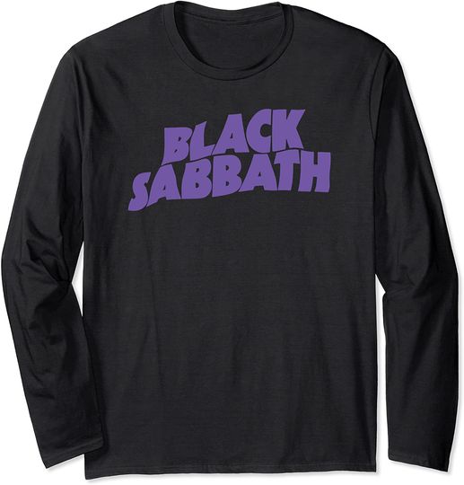 Black Sabbath Logo Longsleeve Long Sleeve T-Shirt