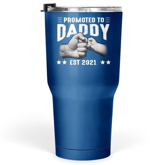 Discover Expecting New Dad Gifts Soon To Be Promoted To Daddy 2021 Tumbler 30 Oz