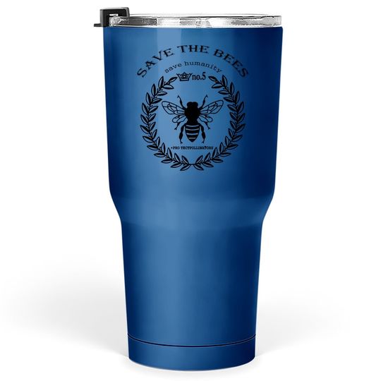 Save The Bees Tumbler 30 Oz Beekeeper Tumblers 30 oz For Letter Print Environment Tumbler 30 Oz Summer Casual Beekeeping Tops