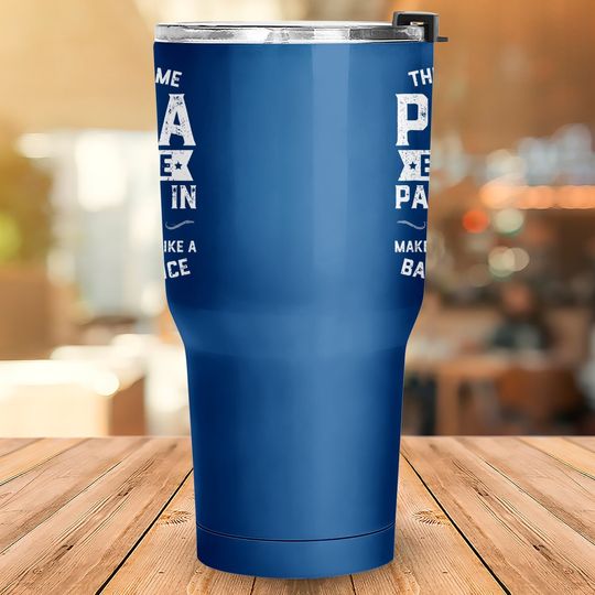 They Call Me Papa Because Partner In Crime Tumbler 30 Oz Fathers Day Tumbler 30 Oz