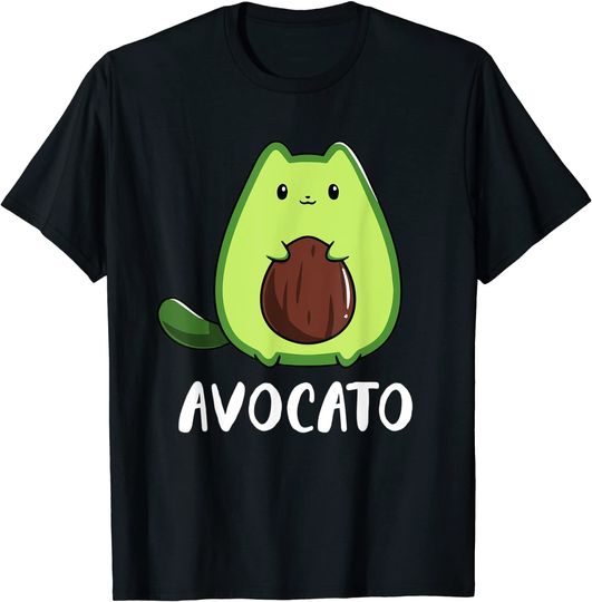 Avocato Funny Avocado Lover Cat T-Shirt